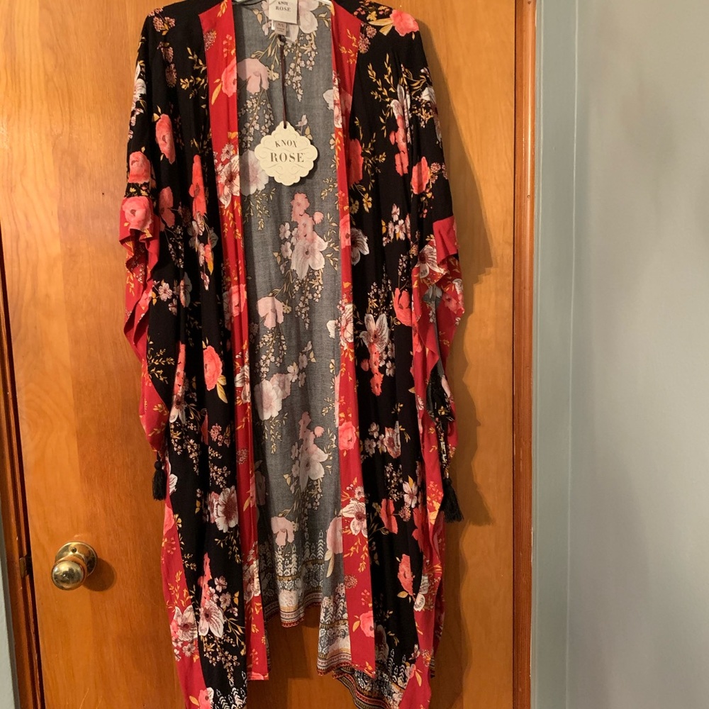 Knox Rose Floral print kimono